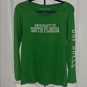 Green University of South Florida Women's Top